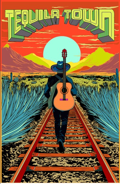 Tequila Town illustrated documentary artwork